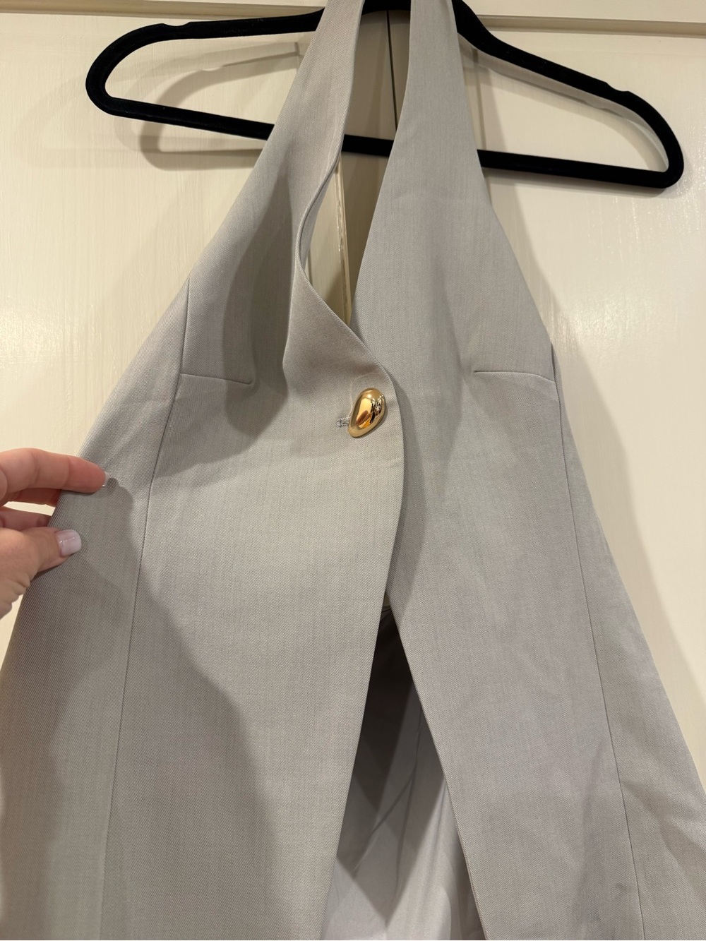 Commense Women’s Vest Light Gray